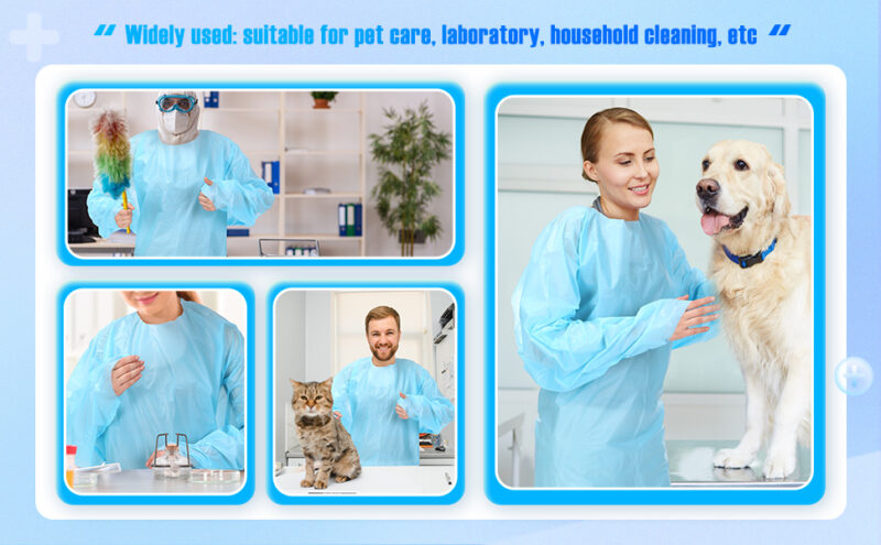 Overhead Cover polyethylene Gown - 10 Pcs - Image 6
