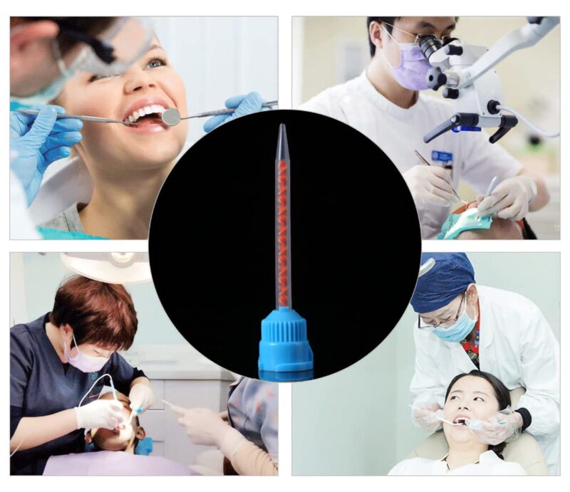 EZ Dental Mixing Tips for Dental Impression Mixing- 50Pcs, Yellow - Image 13
