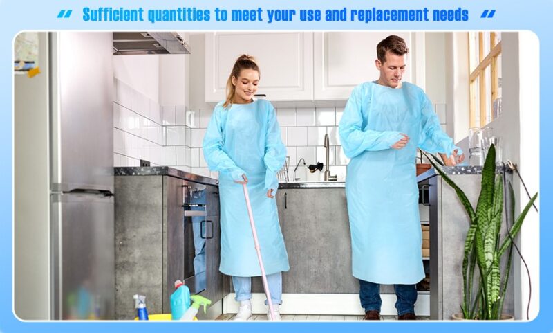 Overhead Cover polyethylene Gown - 10 Pcs - Image 5