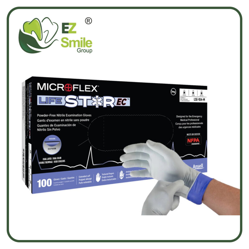 Ansell MICROFLEX™ Lifestar EC™ LSE-104 High Risk Nitrile Gloves