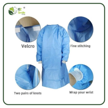 AAMI Level 3 Blue Gowns 10/Pcs