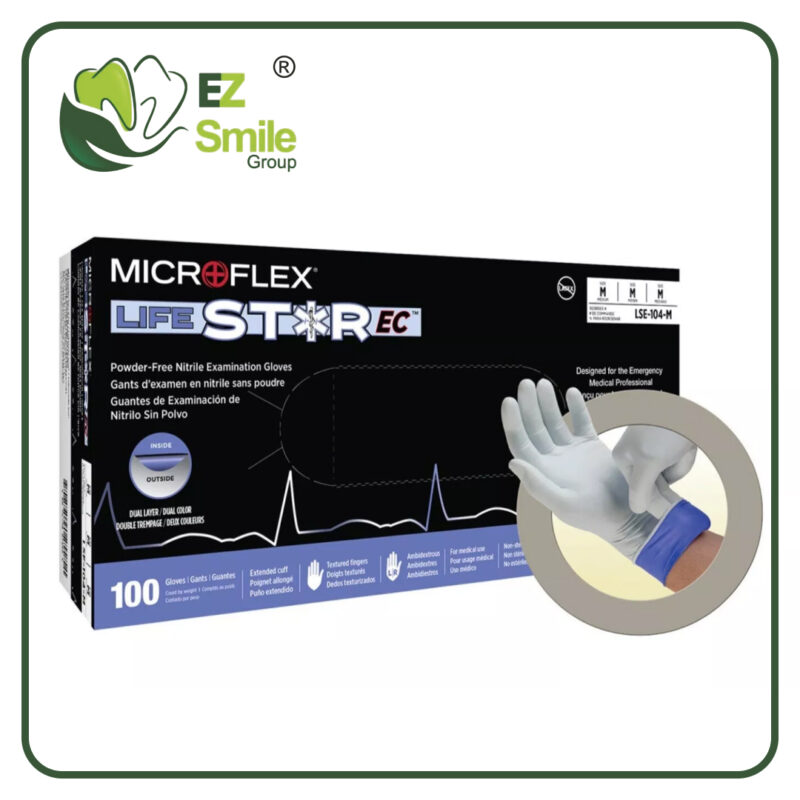Ansell MICROFLEX™ Lifestar EC™ LSE-104 High Risk Nitrile Gloves