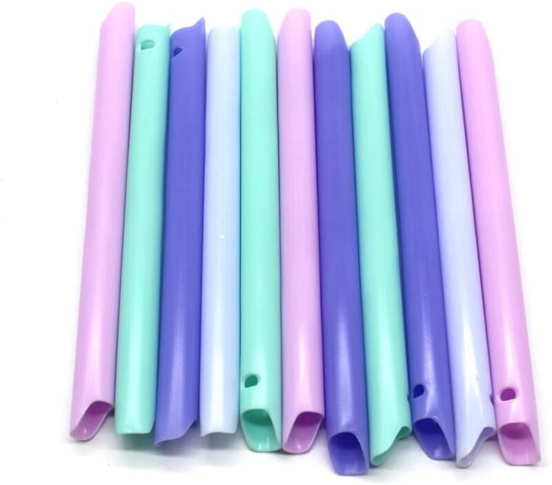 EZ Smile Surgical Suction Tubes – Autoclavable Dental Aspirator Tips, High-Volume Evacuation (HVE), Assorted Colors, 14.5 cm Length, 100 PCS Pack