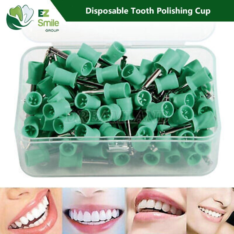 EZ Dental Prophy Cups – Green, 100 pcs - Image 12