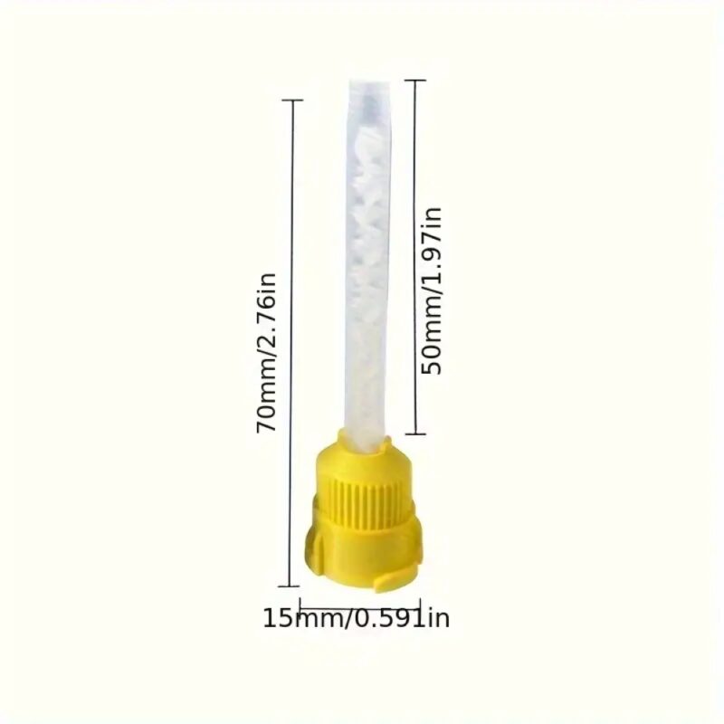 Impression Mixing Tips / Yellow Mixer Syringe - Image 2