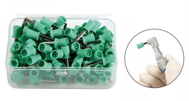 EZ Dental Prophy Cups – Green, 100 pcs - Image 14