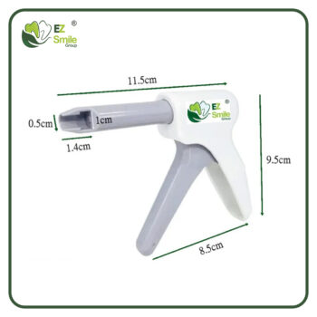 Dental composite gun dispenser