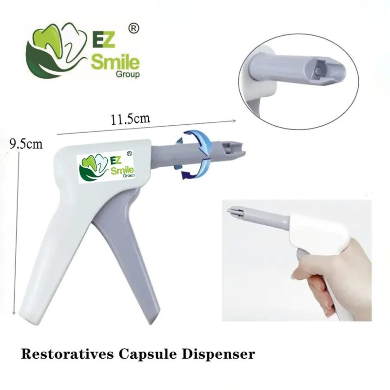 Dental composite gun dispenser