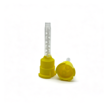 1:1 Yellow Dental Mixing Tips 50mm Dental Automix Tip