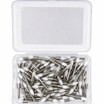 EZ Dental Prophy Brush, Pointed, Latch type, Low-speed, White 100PCS